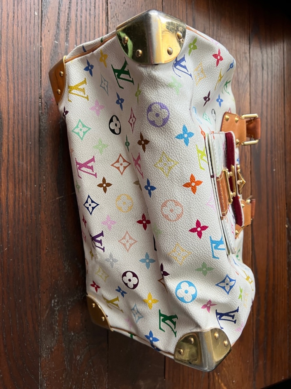 Louis Vuitton Multicolor Monogram Satchel speedy Murakami - Picture 6 of 14